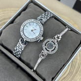 ساعت زنانه دستبند دار تایم دور نگین
