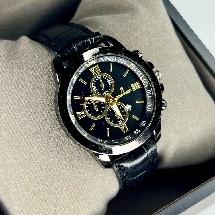 ساعت مچی زنانه رومانسون بند چرمی طرح کرنو