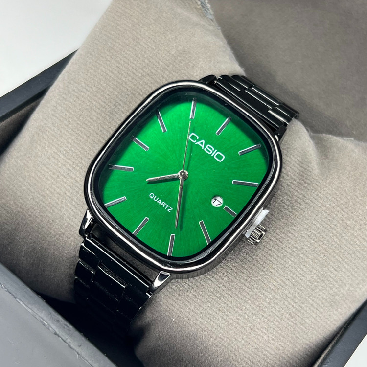 ساعت مچی مردانه کاسیو اولدمانی بند مشکی / رنگبندی کامل