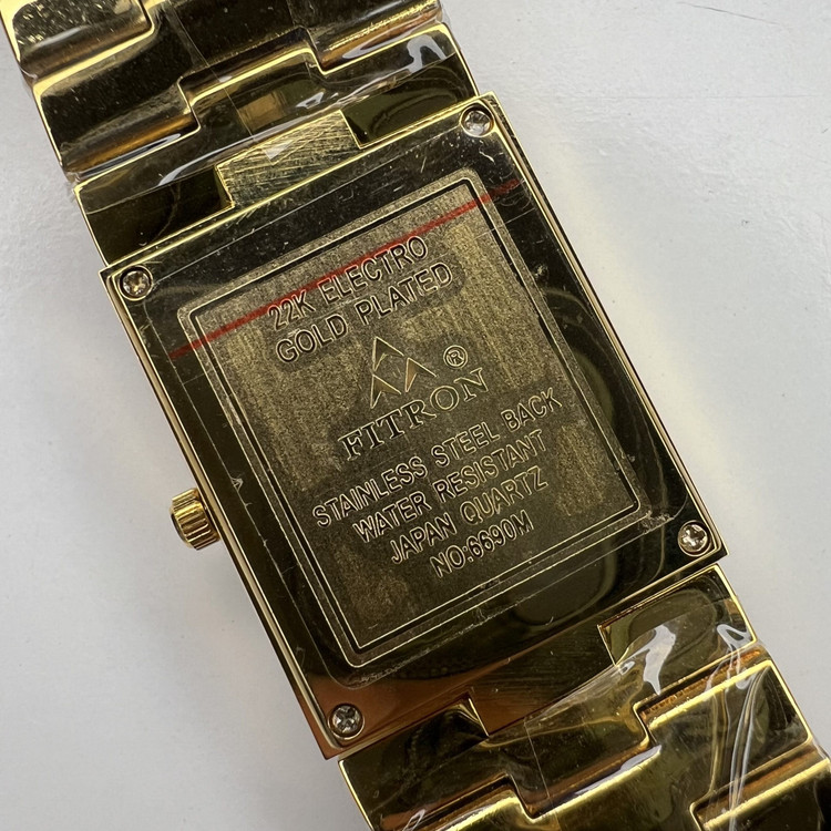 ساعت مچی مردانه فیترون Fitron موتور ژاپن ضد آب مشکی