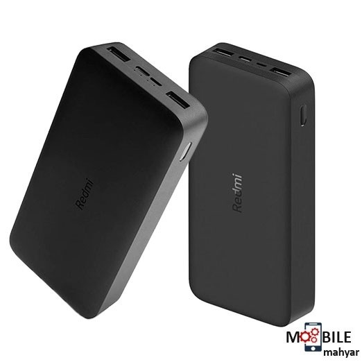 پاوربانک شیائومی 20 هزار REDMI شرکتی سه پرت فست شارژ 2000000 تاریخ جدید (2025)
