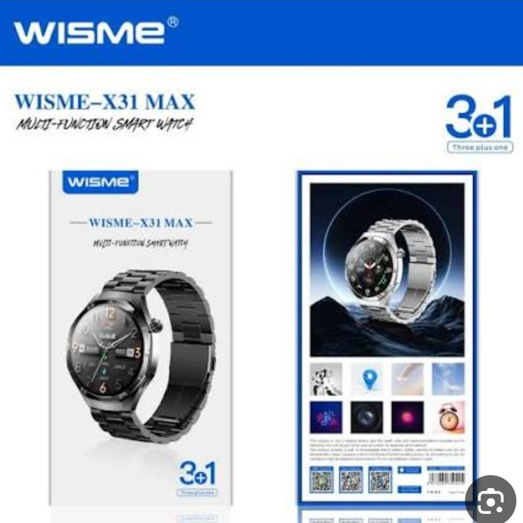 ساعت هوشمند صفحه گرد مدل x31 max اصلی امولد با بند فلزی (3بند) (فروش به قیمت عمده فروشی)