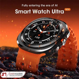 ساعت هوشمند مدل Gt88 ultramax صفحه گرد 2بند امولد تمام صفحه 90 هرتز بالاترین کیفیت بازار (فروش تک به قیمت عمده)