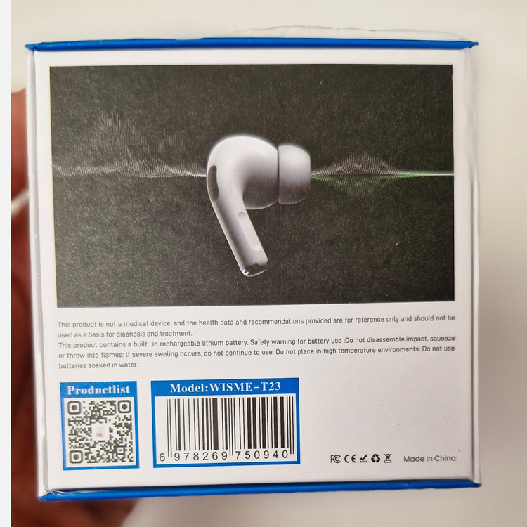 ایرپاد wisme T23 کامل ترین نمونه بازار موزیک و بیس عالی(فروش به قیمت عمده)