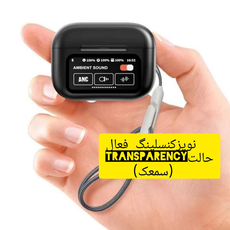 ایرپاد مانیتور دار ANC ENC A9PRO لمسی گیمینگ اکولایزر فعال نویزکنسلینگ دار