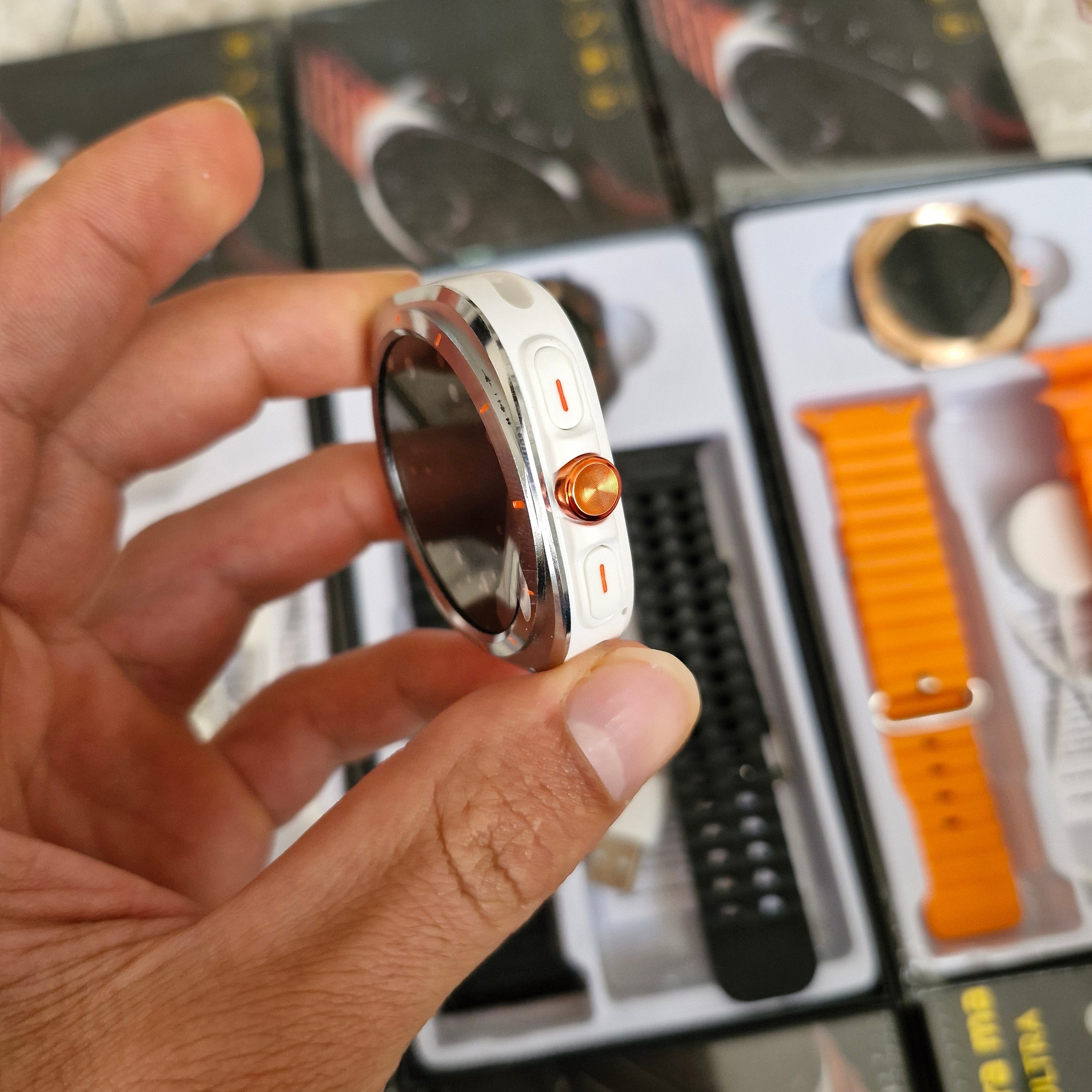 ساعت هوشمند 2 بند صفحه گرد مدل GT88 ULTRA MAX سوپر امولد بالاترین کیفیت بازار فروش تک به قیمت عمده