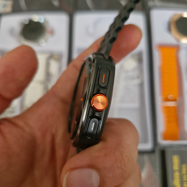 ساعت هوشمند 2 بند صفحه گرد مدل GT88 ULTRA MAX سوپر امولد بالاترین کیفیت بازار فروش تک به قیمت عمده