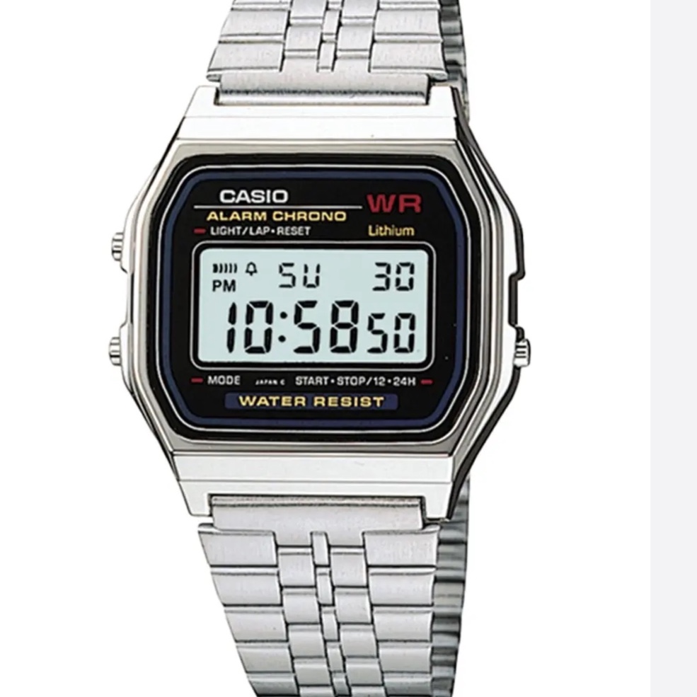 ساعت کاسیو دیجیتالی لیبل طلایی نویس(casio)