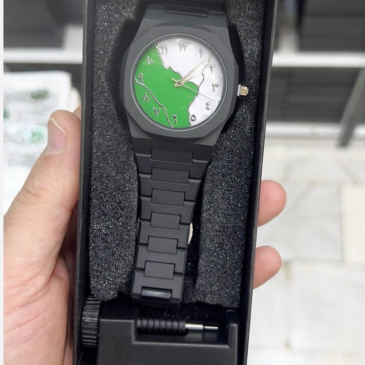 ساعت فول بلک جعبه دار شرکتی سفارش اختصاصی آنتایم