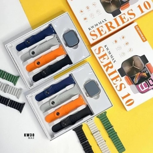 ساعت هوشمند KW30 max بهمراه 7 بند قیمت عالی