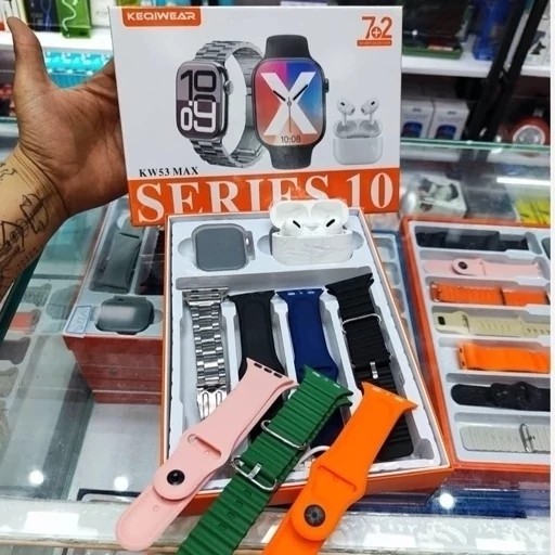 پک ساعت هوشمند KW53 MAX بهمراه ایرپاد قیمت عالی