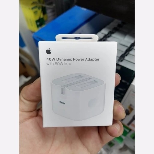 شارژر دیواری اپل 40 وات مدل Dynamic Power Adapter با توان خروجی تا 60 وات سه پین قیمت عالی