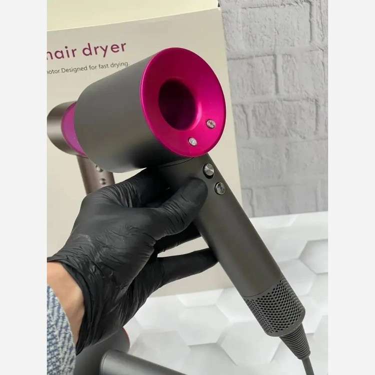 سشوار 1600W موتور قدرتمند و کم مصرف دیجیتال با 3 مدل سرعت و 3 حالت دما با 5 سری اضافه جدید قیمت عالی