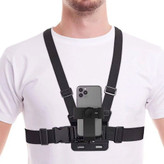 هولدر CHEST STRAP جلیقه ای موبایل و دوربین هولدر سینه مناسب ورزش و دوچرخه جدید قیمت عالی