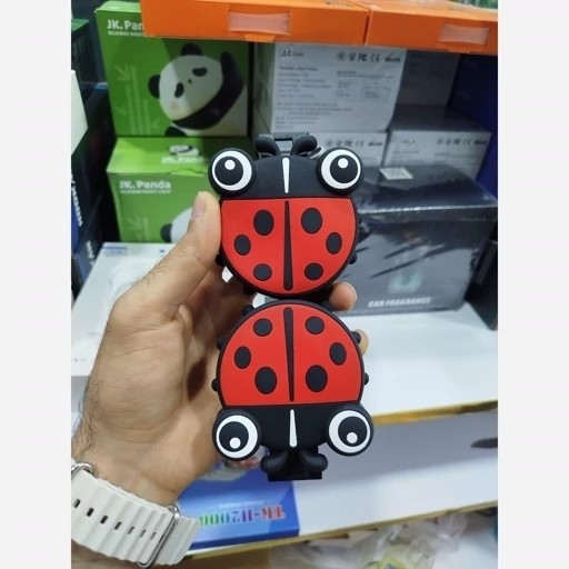 هدفون هدست بلوتوثی عروسکی فانتزی سیلیکونی کفشدوزک کیفیت عالی