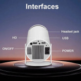 ویدئو پروژکتور استوانه ای HY300 ULTRA HD اصلی بهمراه کنترل کیفیت عالی