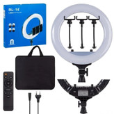 رینگ لایت RL-21 اورجینال همراه با سه پایه فلزی،کنترل،هولدر،کیف مخصوص