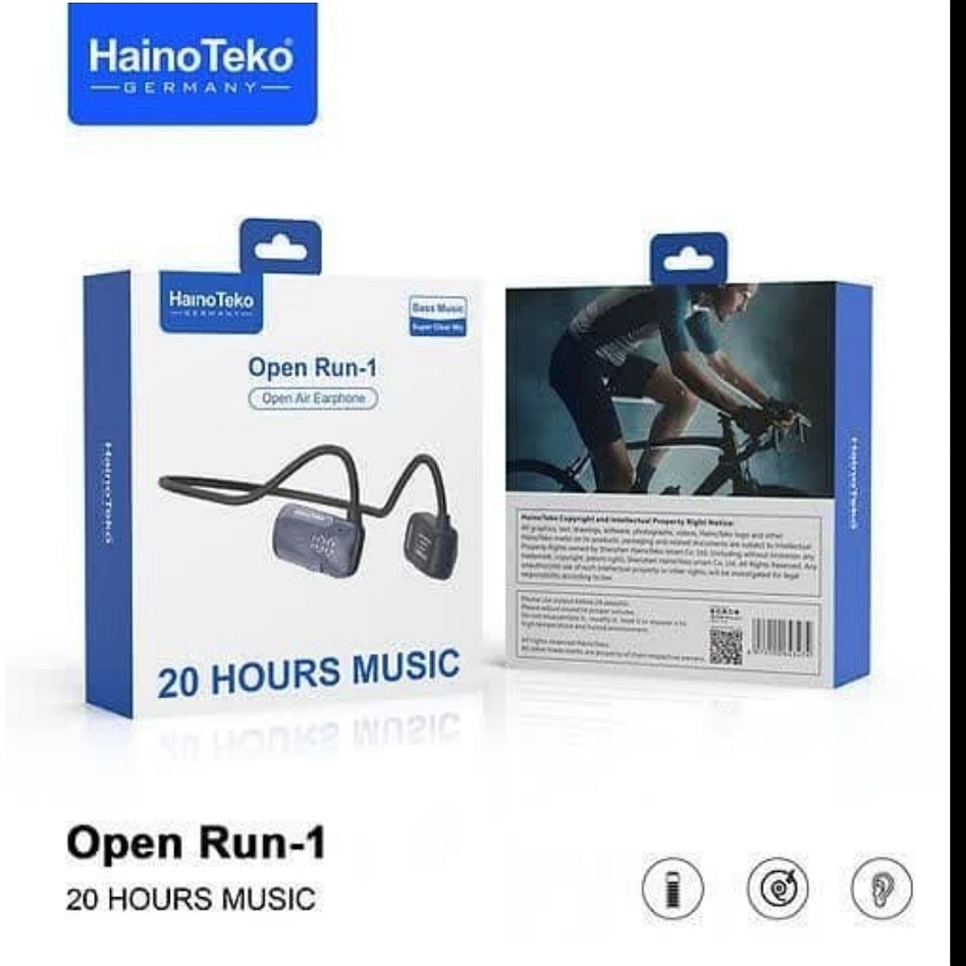 هندزفری بلوتوث گردنی haino teko OPEN RUN1 اورجینال کیفیت عالی