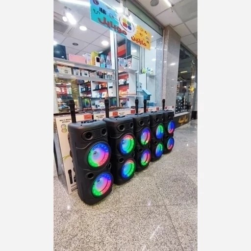 اسپیکر بلوتوثی چمدانی ZQS 8210S شارژی قابل حمل اصلی بهمراه کنترل و میکروفون قیمت عالی