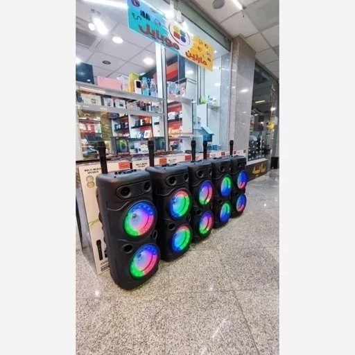 اسپیکر بلوتوثی ZQS 8210S شارژی چمدانی قابل حمل اصلی بهمراه کنترل و میکروفون قیمت عالی