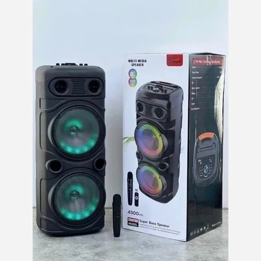 اسپیکر بلوتوثی ZQS 8210S شارژی چمدانی قابل حمل اصلی بهمراه کنترل و میکروفون قیمت عالی