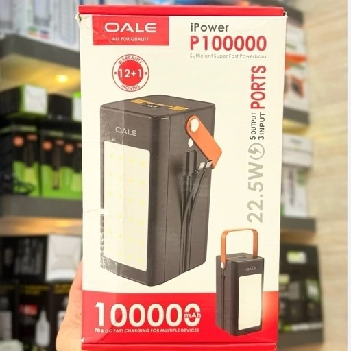 پاوربانک 100000 میلی امپر اصلی OALE iPower P100000 کیفیت عالی