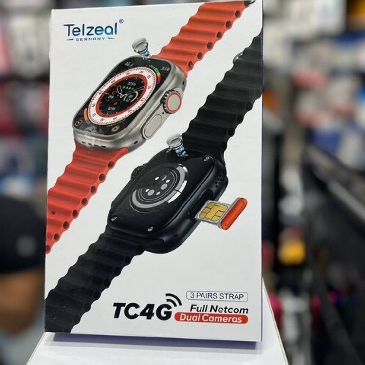 ساعت هوشمند سیم کارت خور Telzeal TC4 تلزیل با 64 گیگ حافظه داخلی 4 گیگ رم و دوربین دوگانه ریجستری قیمت عالی