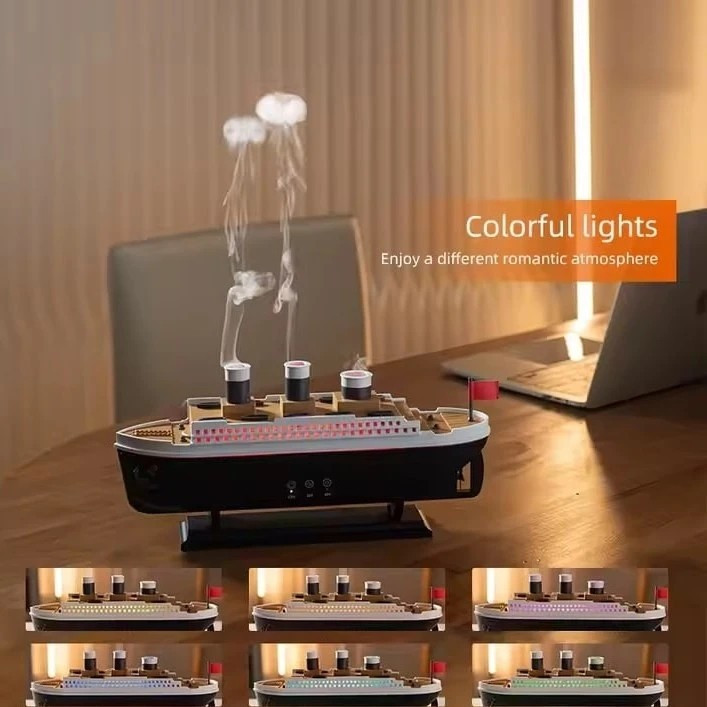 بخور سرد کشتی تایتانیک اصلی دارای RGB به همراه ریموت قیمت عالی