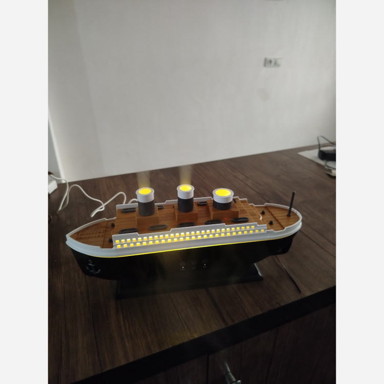 بخور سرد کشتی تایتانیک اصلی دارای RGB به همراه ریموت قیمت عالی