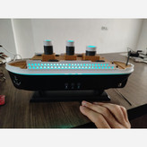 بخور سرد کشتی تایتانیک اصلی دارای RGB به همراه ریموت قیمت عالی