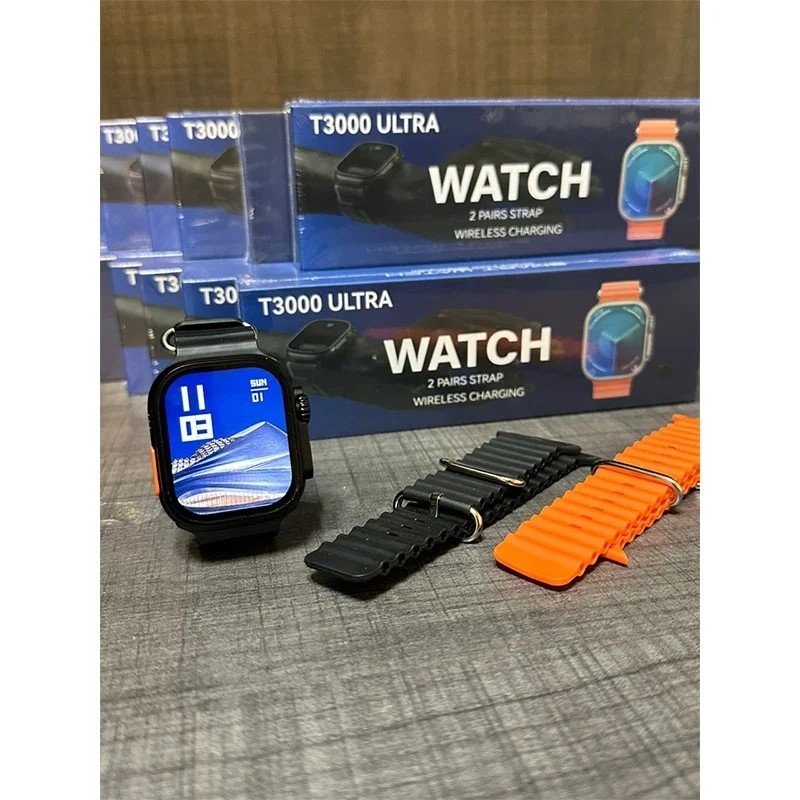 ساعت هوشمند T3000 ULTRA اصلی بهمراه 2 بند قیمت عالی