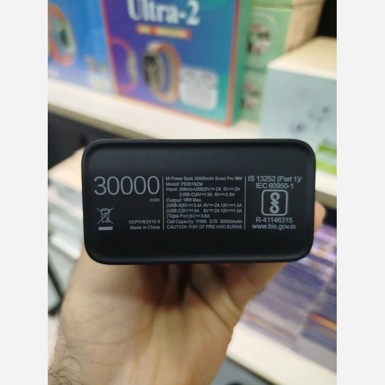 پاوربانک 30 هزار شیائومی اصلی اورجینال 30000 هزار 18 واتی فست شارژ قیمت عالی