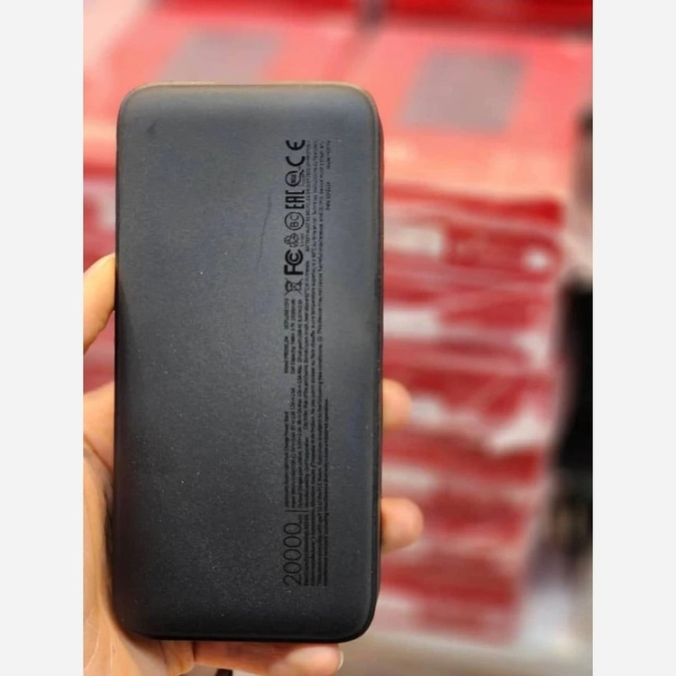 پاوربانک شارژر همراه xiaomi redmi 20000 اصل و اورجینال پک گلوبال کیفیت عالی