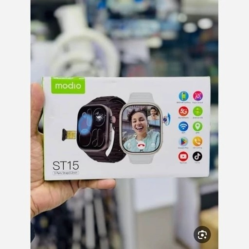 ساعت هوشمند سیمکارت خور ST15 5G دوربین دار ریجستری قیمت عالی