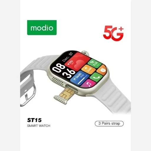 ساعت هوشمند سیمکارت خور ST15 5G دوربین دار ریجستری قیمت عالی