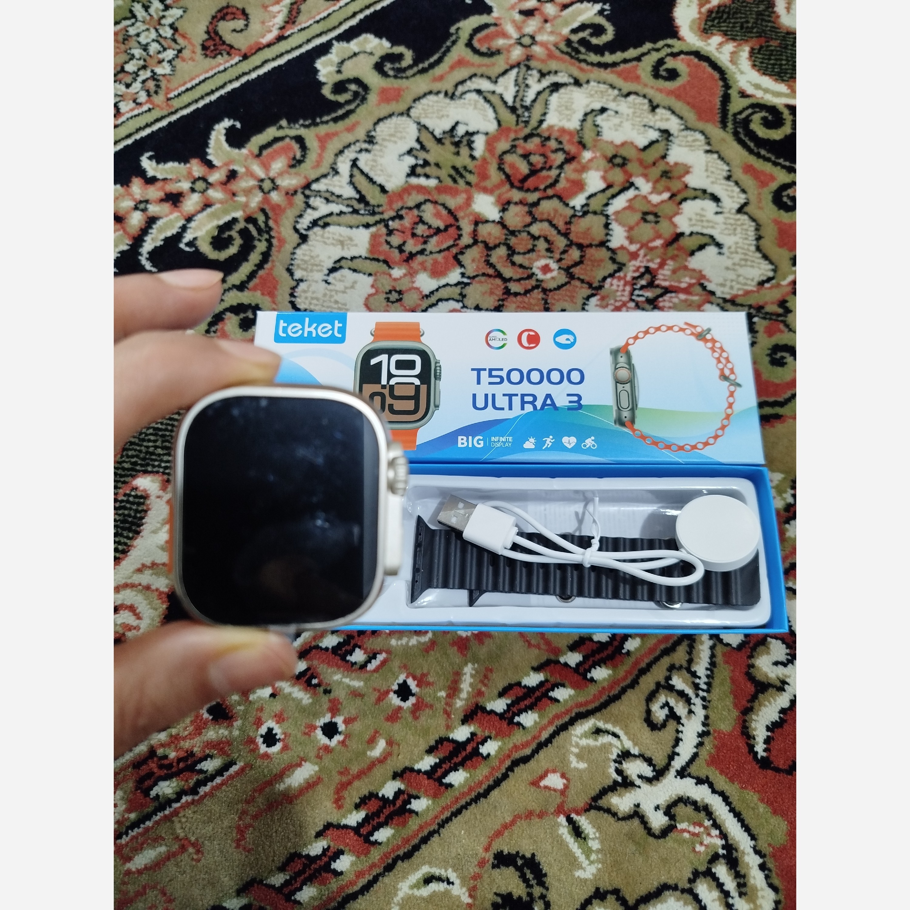 ساعت هوشمند T50000 ultra3 اصلی قیمت عالی