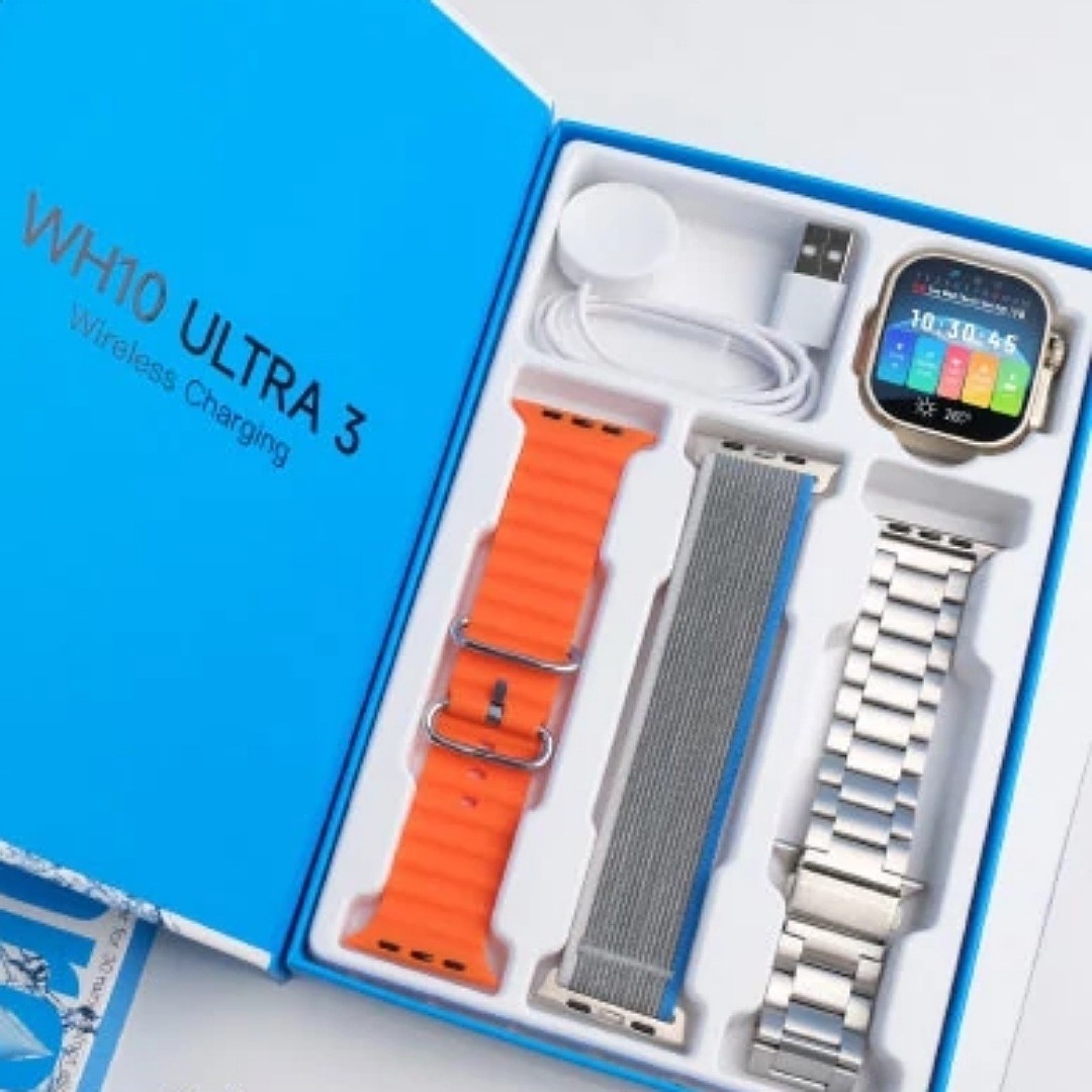 ساعت هوشمند تلزیل مدل WH10 ULTRA 3 ضدآب صفحه نمایش آمولد قیمت عالی
