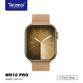 ساعت هوشمند ضد آب تلزیل WH10 PRO بهمراه 3 بند کیفیت عالی
