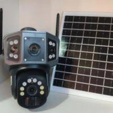 دوربین مداربسته بی سیم سیمکارت خور خورشیدی 8 مگا پیکسل 3 تصویر2 لنز مدلp3-8f اورجینال قیمت عالی