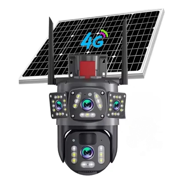 دوربین بی سیم سیم کارت خور خورشیدی 8 مگاپیکسل 3 تصویر2 لنز v380 مدلA9-3 اصلی کیفیت عالی