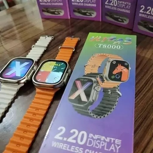 ساعت هوشمند اسمارت واچ طرح اپل T8000 ultra 3 جدید با قیمت عالی