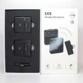 میکروفون یقه ای sx8 اصلی دوتایی نویزکنسلینگ به همراه تبدیل تایپc و لایتنینگ آیفونی کیفیت عالی