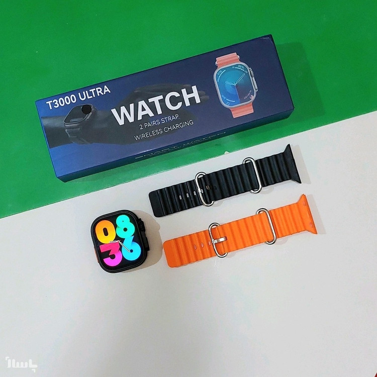 ساعت هوشمند T3000 ULTRA بهمراه 2 بند کیفیت عالی