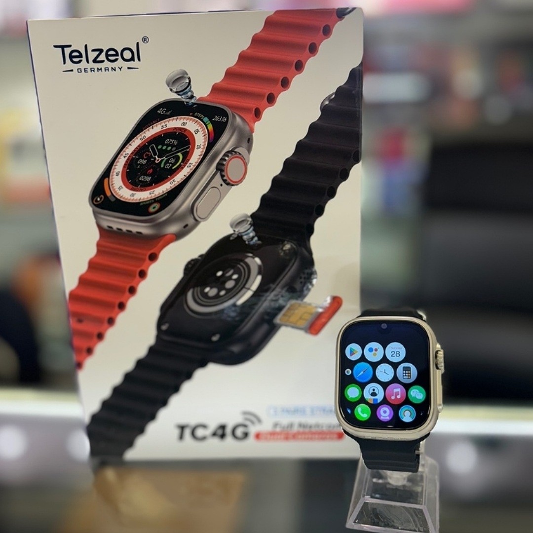 ساعت هوشمند سیمکارت خور Telzeal مدل TC4 4G تلزیل ریجستری با 64 گیگ حافظه داخلی 4 گیگ رم و دوربین دوگانه