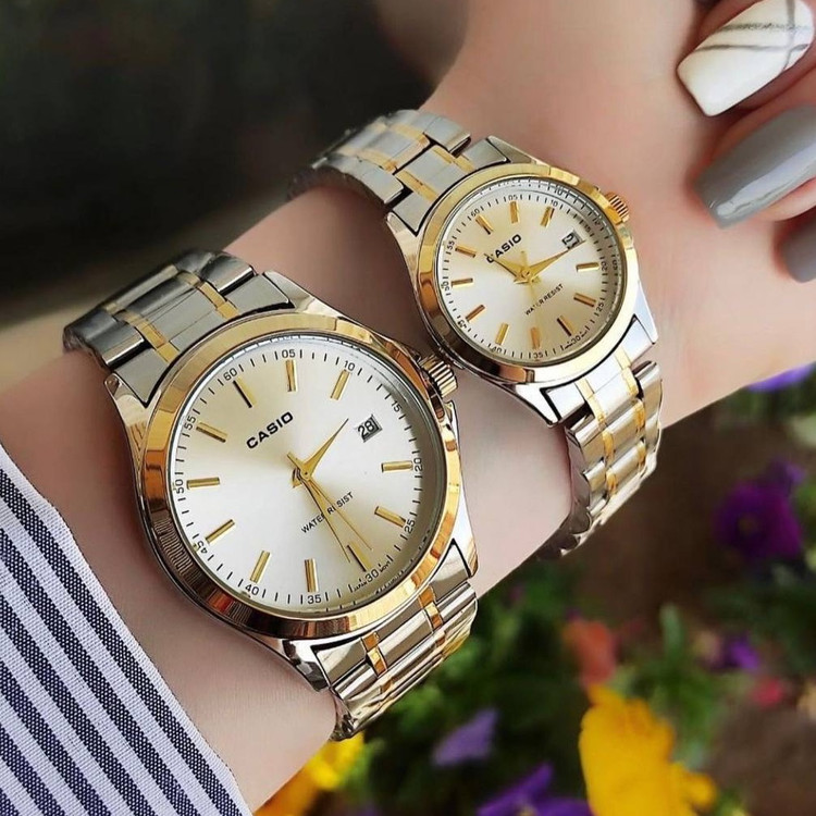 ساعت مچی کاسیو casio زنانه و مردانه قفل کلیپسی و دارای روز شمار