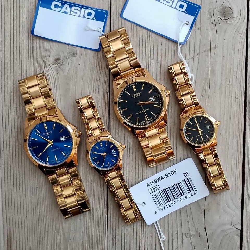ساعت مچی کاسیو casio زنانه و مردانه قفل کلیپسی و دارای روز شمار