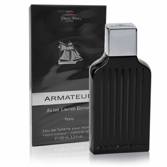 عطر ادکلن مردانه آرماتور سیلور لیمیتد ادیشن  Paris Bleu Armateur Silver Limited Edition