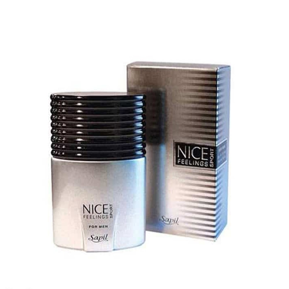 ادکلن ساپیل مدل نایس فیلینگس اسپرت(نقره ای) Nice Fillings Sport حجم 75 میل