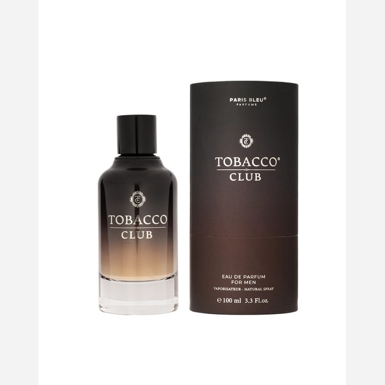 عطر ادکلن مردانه توباکو کلاب برند پاریس بلو ( PARIS BLEU - TOBACCO CLUB )