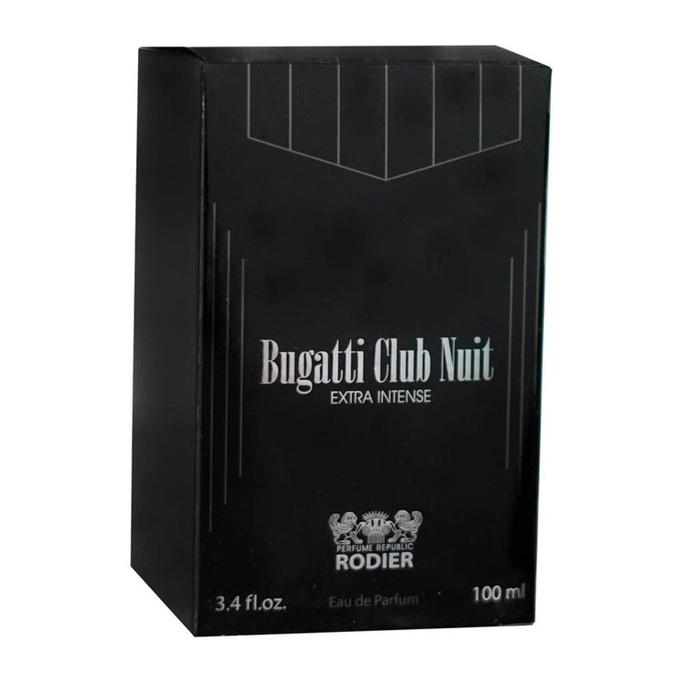 ادو پرفیوم مردانه رودیر مدل بوگاتی کلاب نویت Bugatti Club Nuit حجم 100 میلی لیتر